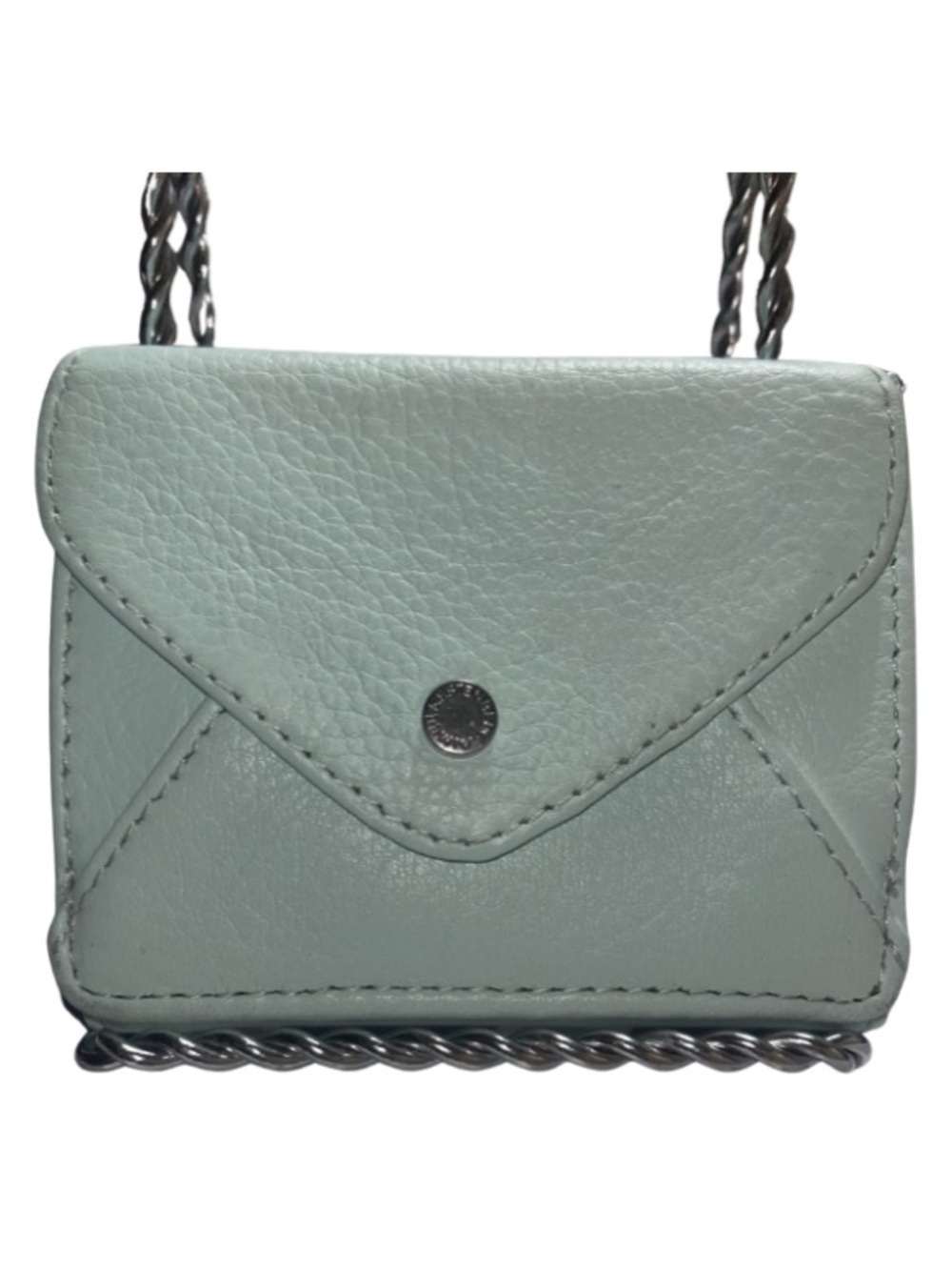 Aimee Kestenberg Ashley Mint
Green Pebbled Leather Mini
Pouch Wallet